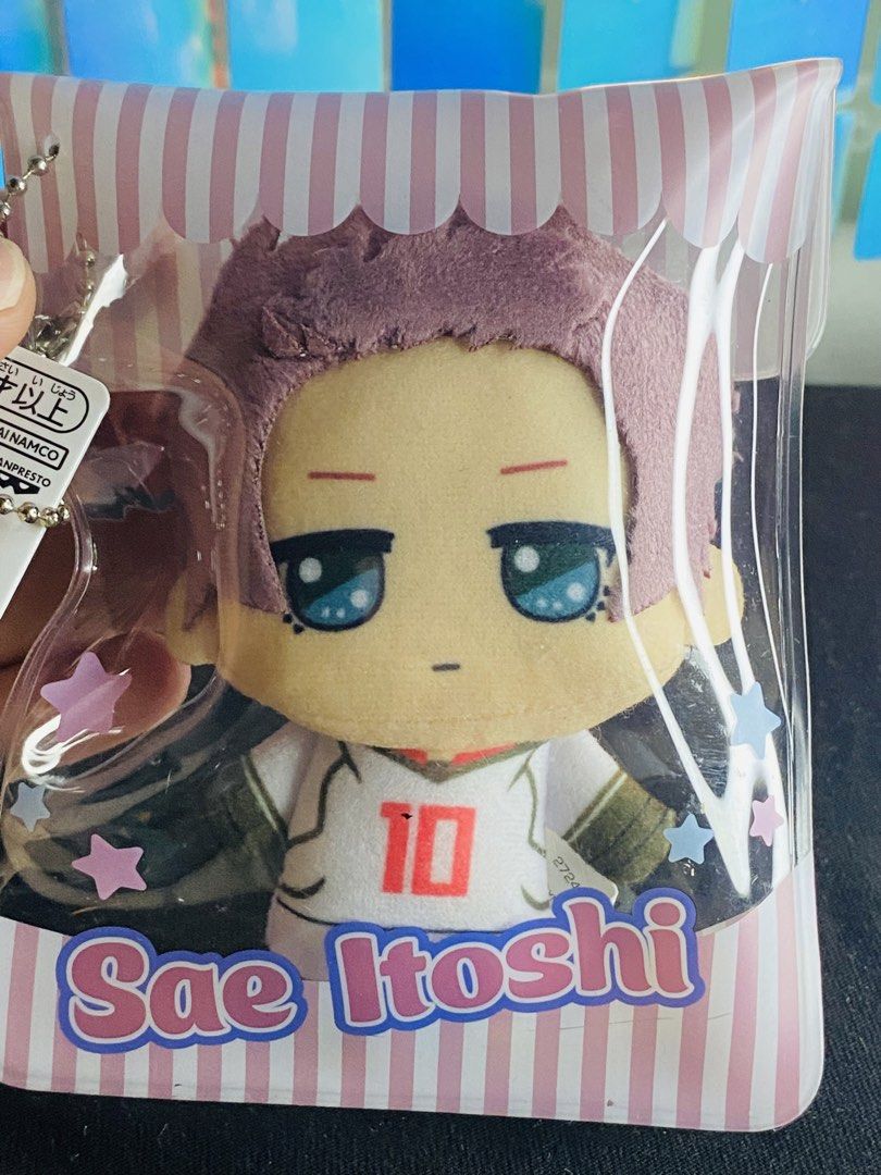 Bandai Blue Lock Itoshi Sae plush charm (Category: Plushies & Soft Toys) located in Manila. Submitted by kawaii_omocha_est2020 (Listing ID 1461680817, Image 2). Description: ✅ Mine Now, Pay Now ✅ Please check all photos for complete details. ✅ Please manage your expectations, most items are preloved and not for those who are sensitive about condition. ✅ Actual color may vary due to lighting conditions. ✅ Due to limited reply quota, I will only en