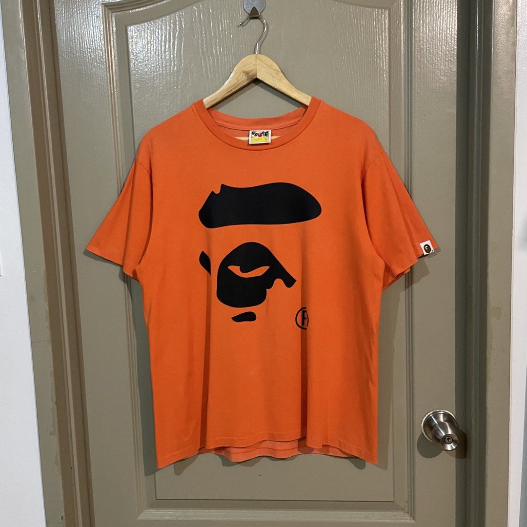 Bape Ape Face Tee (Category: Tshirts & Polo Shirts ) located in Makati City. Submitted by gustavoo28 (Listing ID 1461658522, Image 1). Description: Authentic/Legit No issues 9.5 CR 9 Condition No flaws on print 21.5W 27L.