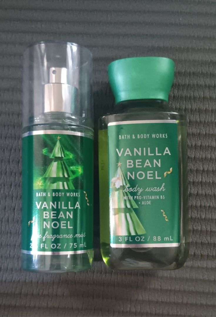 BBW Vanilla Bean Noel (Category: Fragrance & Deodorants) located in Las Pinas. Submitted by 030700 (Listing ID 1461598635, Image 1). Description: fragrance mist + body wash (set) .