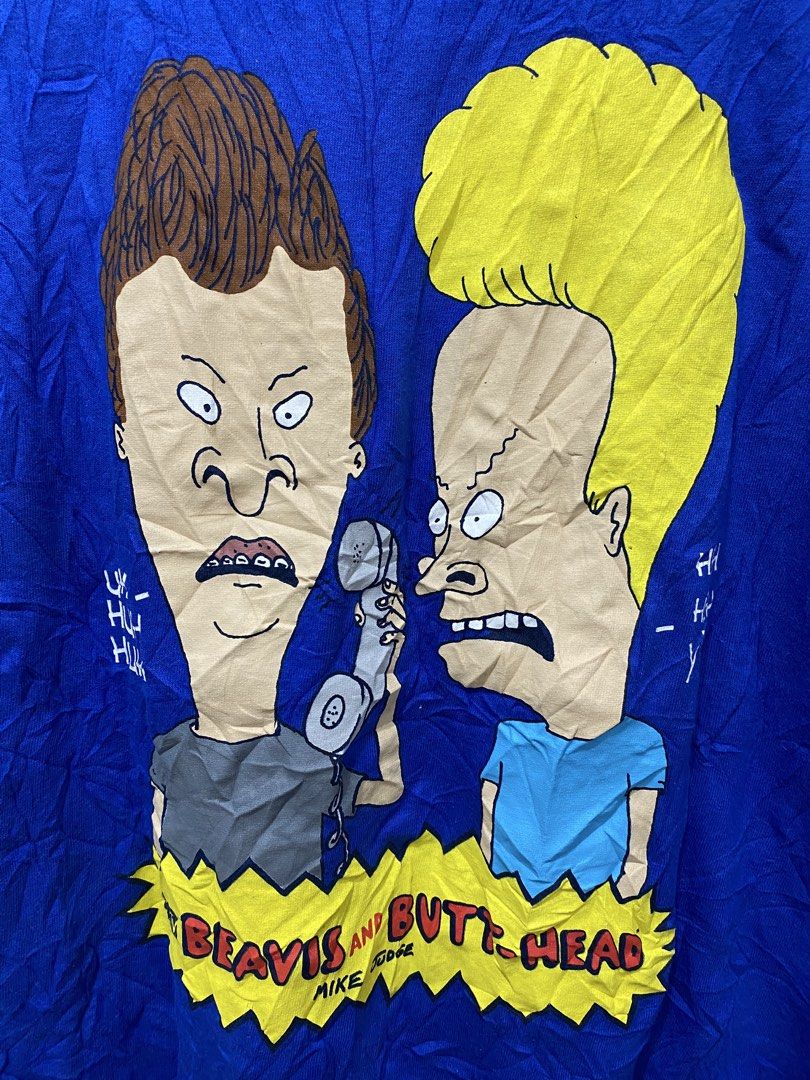 Beavis and Butt-Head (Category: Tshirts & Polo Shirts ) located in Naga. Submitted by jamesserra69599 (Listing ID 1461719740, Image 3). Description: LARGE ON TAG 20x28.5 COLOR RATE: 9.5/10 EXCELLENT CONDITION ISSUE: MINOR STAINS.