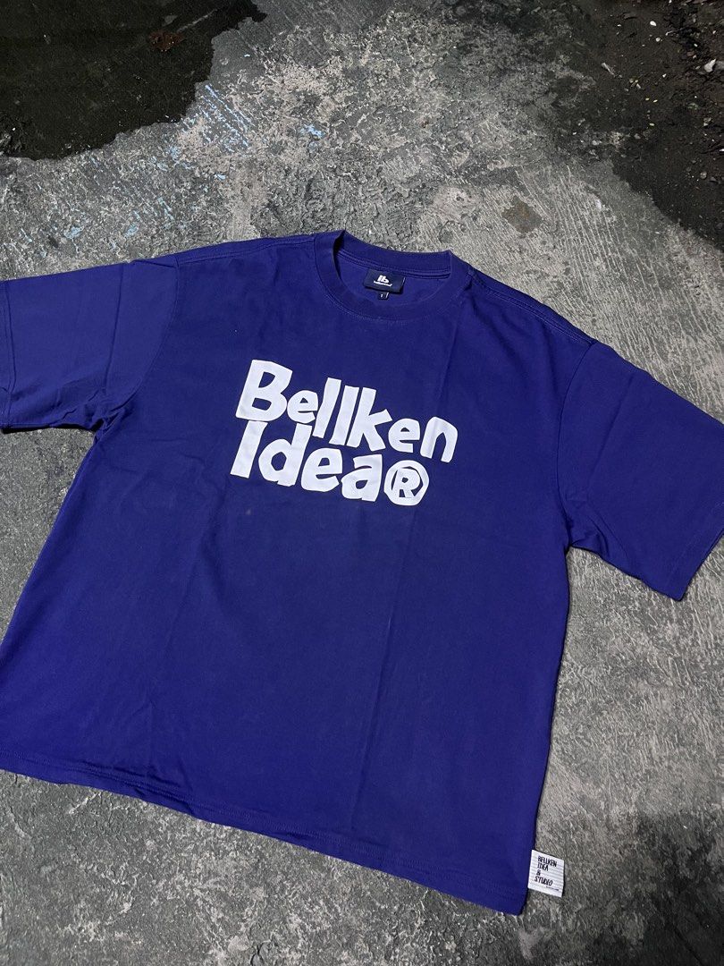 Bellken idea Royal blue Boxy tee (Category: Tshirts & Polo Shirts ) located in Pasay City. Submitted by metro_thrift (Listing ID 1461565117, Image 1). Description: no issue Boxy tee 22x26.