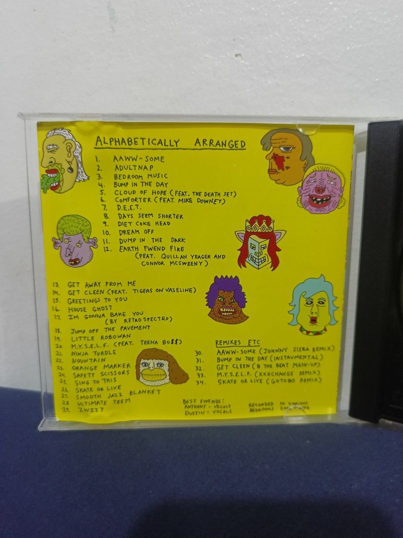 Bestfwends - Alphabetically arranged (Category: CDs & DVDs) located in Cavite. Submitted by bodega_ni_kiks11 (Listing ID 1461607148, Image 3). Description: Bestfwends - Alphabetically arranged NM ₱200.