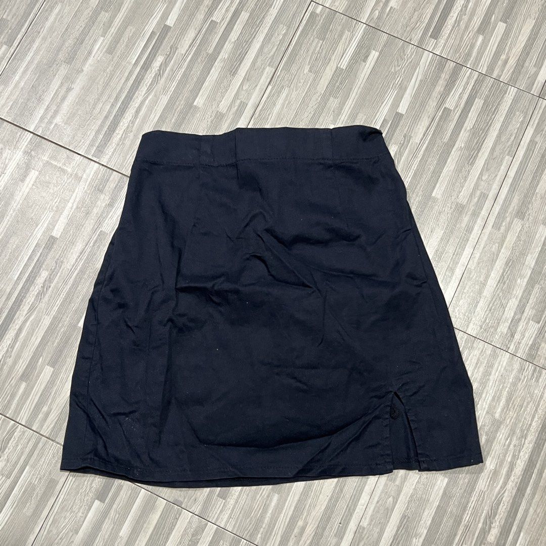 Black A-line Mini Skirt with Side Slit (Category: Skirts) located in Las Pinas. Submitted by veamesia_ (Listing ID 1461564499, Image 1). Description: - Black A-line mini skirt - Comfortable elastic waistband - With small slit on one side - Ideal for casual, everyday wear - Size: 24-25.
