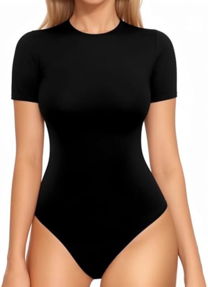 Black short-sleeve round-neck bodysuit (Category: Shirts) located in Cagayan de Oro. Submitted by itzme_cing (Listing ID 1461685100, Image 3). Description: .