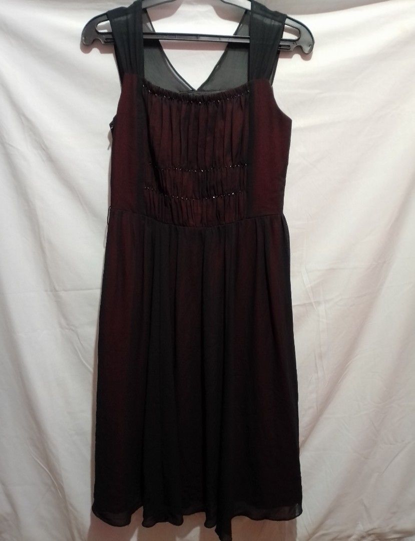 Black with Embellished Chiffon Dress (Category: Dresses) located in Manila. Submitted by nievesolanna (Listing ID 1461718770, Image 1). Description: 80 pesos LOC: SAMPALOC, MANILA.