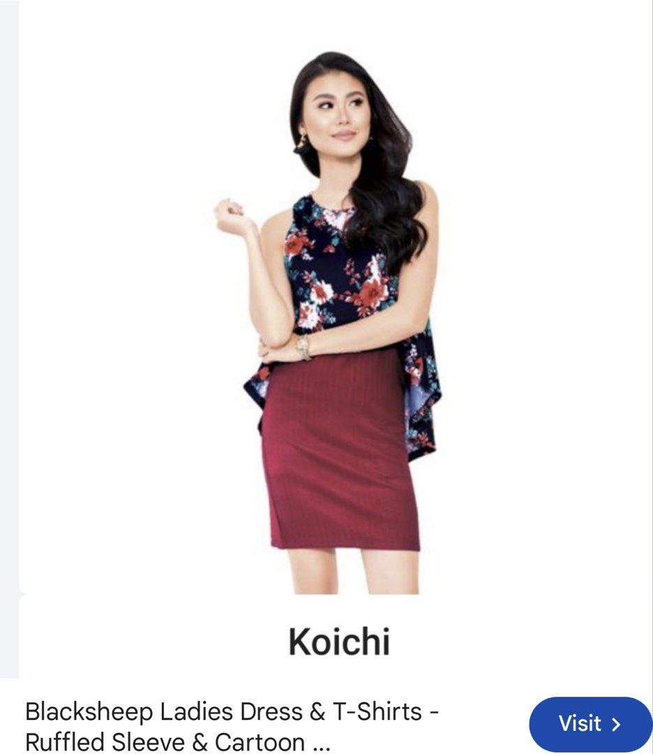 Blacksheep Koichi floral dress (Category: Dresses) located in Bayombong. Submitted by nica7 (Listing ID 1461694530, Image 1). Description: Large on tag.
