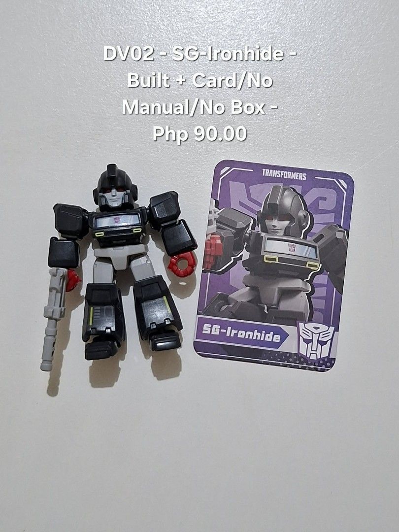 BLOKEES TRANSFORMERS (Category: Action & Battle Toys) located in Quezon City. Submitted by aisarang_u (Listing ID 1458867445, Image 3). Description: BLOKEES TRANSFORMERS -PLEASE SEE PIC FOR PRICES -slightly negotiable 📍Quezon City 📦 JNT, Lalamove, Grab Express, LBC (must be shouldered by the buyer) 💸Maribank, Gcash, Gotyme.