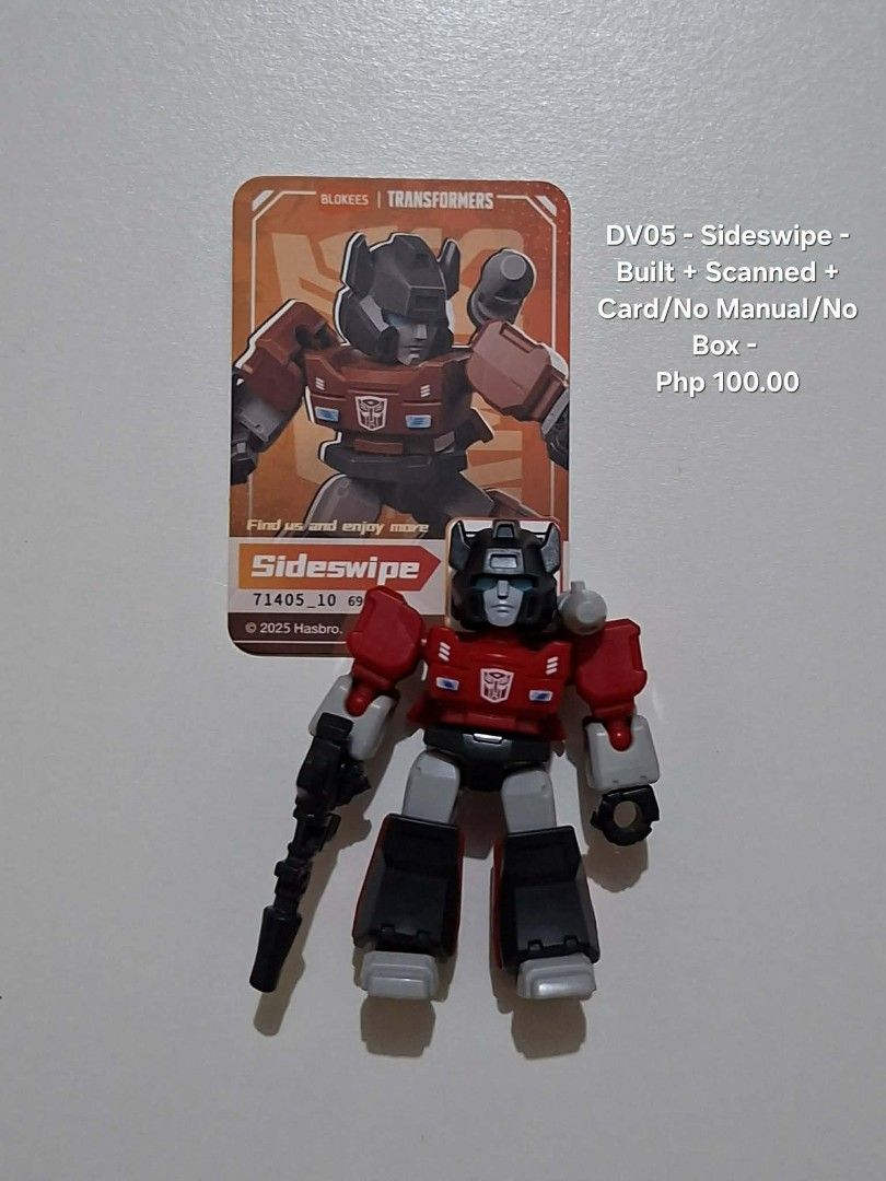 BLOKEES TRANSFORMERS (Category: Action & Battle Toys) located in Quezon City. Submitted by aisarang_u (Listing ID 1458867445, Image 2). Description: BLOKEES TRANSFORMERS -PLEASE SEE PIC FOR PRICES -slightly negotiable 📍Quezon City 📦 JNT, Lalamove, Grab Express, LBC (must be shouldered by the buyer) 💸Maribank, Gcash, Gotyme.