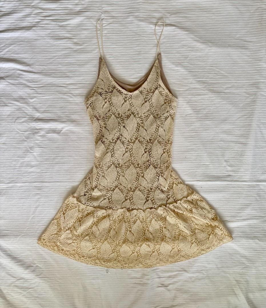 Boho Lace Dress (Category: Dresses) located in Tuguegarao City. Submitted by declutterwithfran (Listing ID 1461750321, Image 1). Description: 𖦹 ׂsize : S-M 𖦹 ׂ b: 34" - 36" 𖦹 ׂ l: 33" (excluding strap) mod: jnt mop: maribank/ gcash / bank transfer ig: curated.in.hue .
