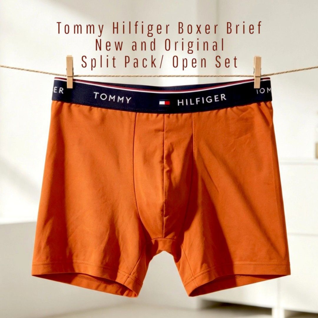 BOXER BRIEF, TOMMY HILFIGER BOXER BRIEF MEDIUM (Category: Underwear) located in Taguig. Submitted by usa_dibs (Listing ID 1415490286, Image 1). Description: Authentic TOMMY HILFIGER BOXER BRIEF MEDIUM 1 PIECE only COLOR: RUST BRAND NEW BOUGHT IN USA STORE PAPER BAG AVAILABLE note: this is the actual picture. you may ask for more waistline: 15 inches height: 12.5 inches Made in Haiti.