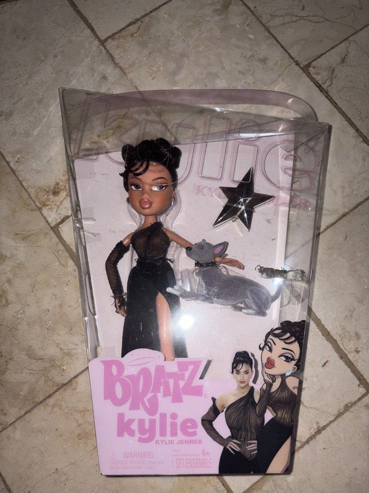 BRATZ x KYLIE JENNER SEALED (Category: Figurines & Statues) located in Las Pinas. Submitted by seoulspacestudio (Listing ID 1461668602, Image 1). Description: Considered as a rare version of Bratz since this was released last 2023. Sealed, never took out of the packaging. Bought in the US around the same time of release.