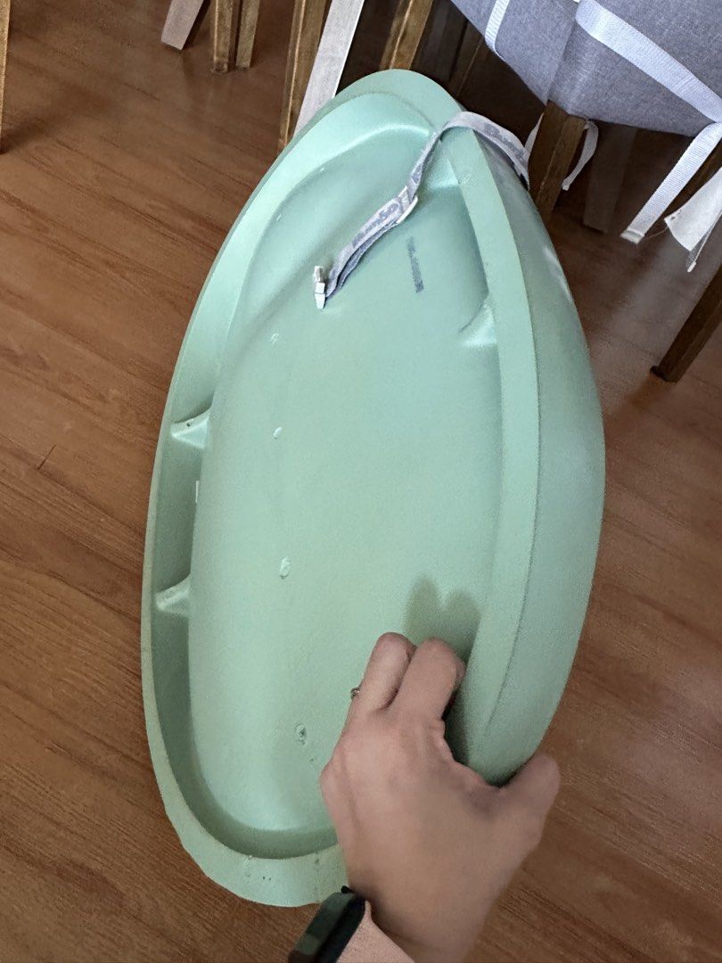 BUMBO Changing Pad (Category: Changing Mats & Accessories) located in Mandaluyong City. Submitted by betterchelle (Listing ID 1461587271, Image 3). Description: - Bumbo Changing Pad - Lovely Teal Color - Includes Safety Strap - Easy to Clean Surface - Comfortable for Baby.