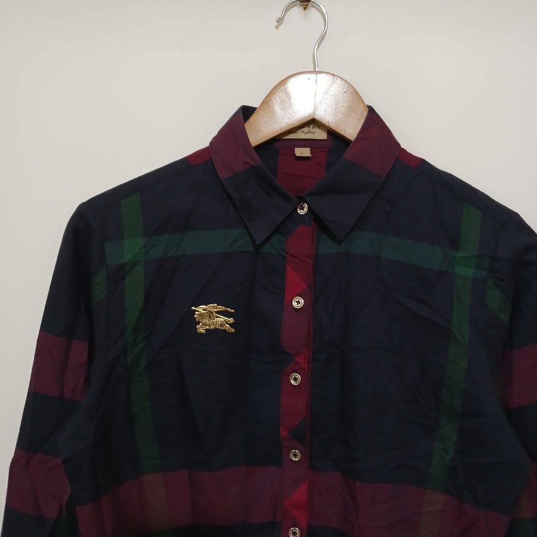 BURBERRY (Category: Luxury Apparel) located in Ozamiz City. Submitted by 2nd.sight (Listing ID 1461641217, Image 3). Description: *wash b4 wearing (fresh from bale) Size: xl W:18.5 L: 26 no washtag issue: logo (need ng pandikit) otherwise excellent condition.