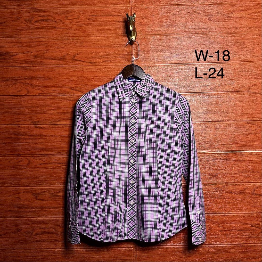Burberry Blue Label Check Plaid Button down (Category: Formal Shirts) located in Quezon City. Submitted by donklasiko (Listing ID 1461579644, Image 2). Description: Condition: 9.5+/10 Pristine condition Issue: non Refer to the dimension 🤗 PM FOR MORE DETAILS NO RETURN, NO EXCHANGE & NO REFUND! ✅I ALSO ACCEPT TRADE/SWAP TO ANYTHING JUST DROP YOUR OFFER Please manage your expectations, this is a secondhand item. What you see is what you get 😊 💵M