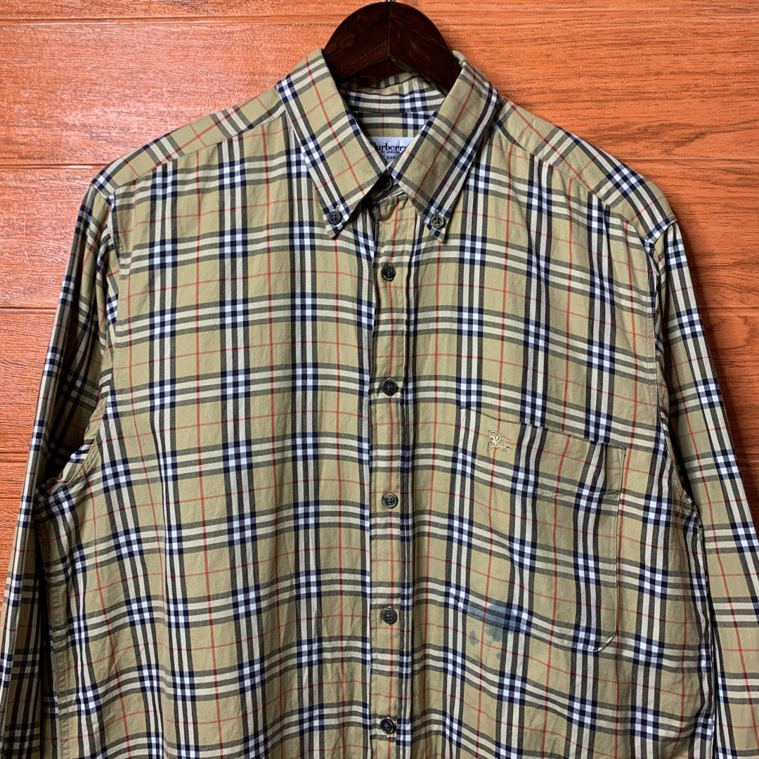 Burberry London Nova Check Plaid Button down (Category: Formal Shirts) located in Quezon City. Submitted by donklasiko (Listing ID 1461576121, Image 3). Description: Condition: 9+/10 Issue: light ink stain Refer to the dimension 🤗 PM FOR MORE DETAILS NO RETURN, NO EXCHANGE & NO REFUND! ✅I ALSO ACCEPT TRADE/SWAP TO ANYTHING JUST DROP YOUR OFFER Please manage your expectations, this is a secondhand item. What you see is what you get 😊 💵MOP: GCAS