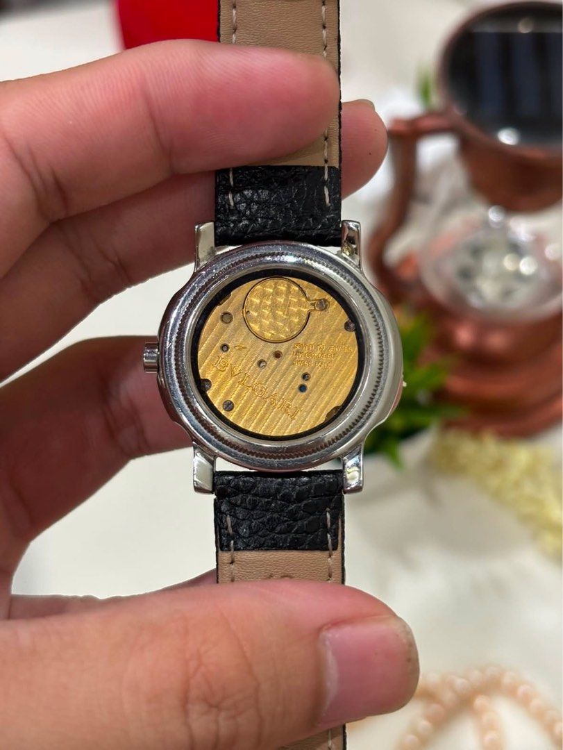 Bvlgari Solotempo Quartz (negotiable) (Category: Women's Watches) located in Manila. Submitted by annolavari81970 (Listing ID 1461719686, Image 2). Description: Bvlgari Solotempo Quartz Open caseback (replaced).