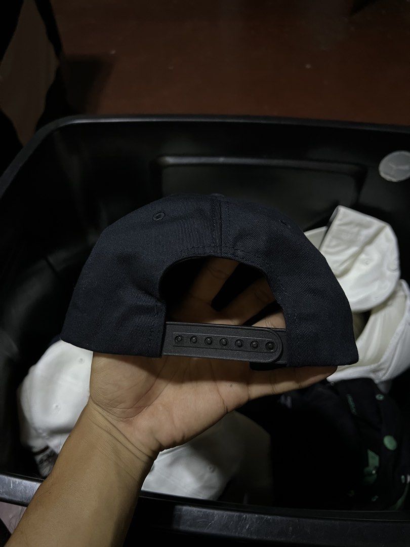 Calvin Klein Jeans Black Cap OS (Category: Caps & Hats) located in Davao. Submitted by dubdabi.co (Listing ID 1461780478, Image 2). Description: - Classic black Calvin Klein Jeans cap - Features iconic CK Jeans logo embroidery on the front - Adjustable snapback closure for a personalized fit - One size fits most - Made in Taiwan.