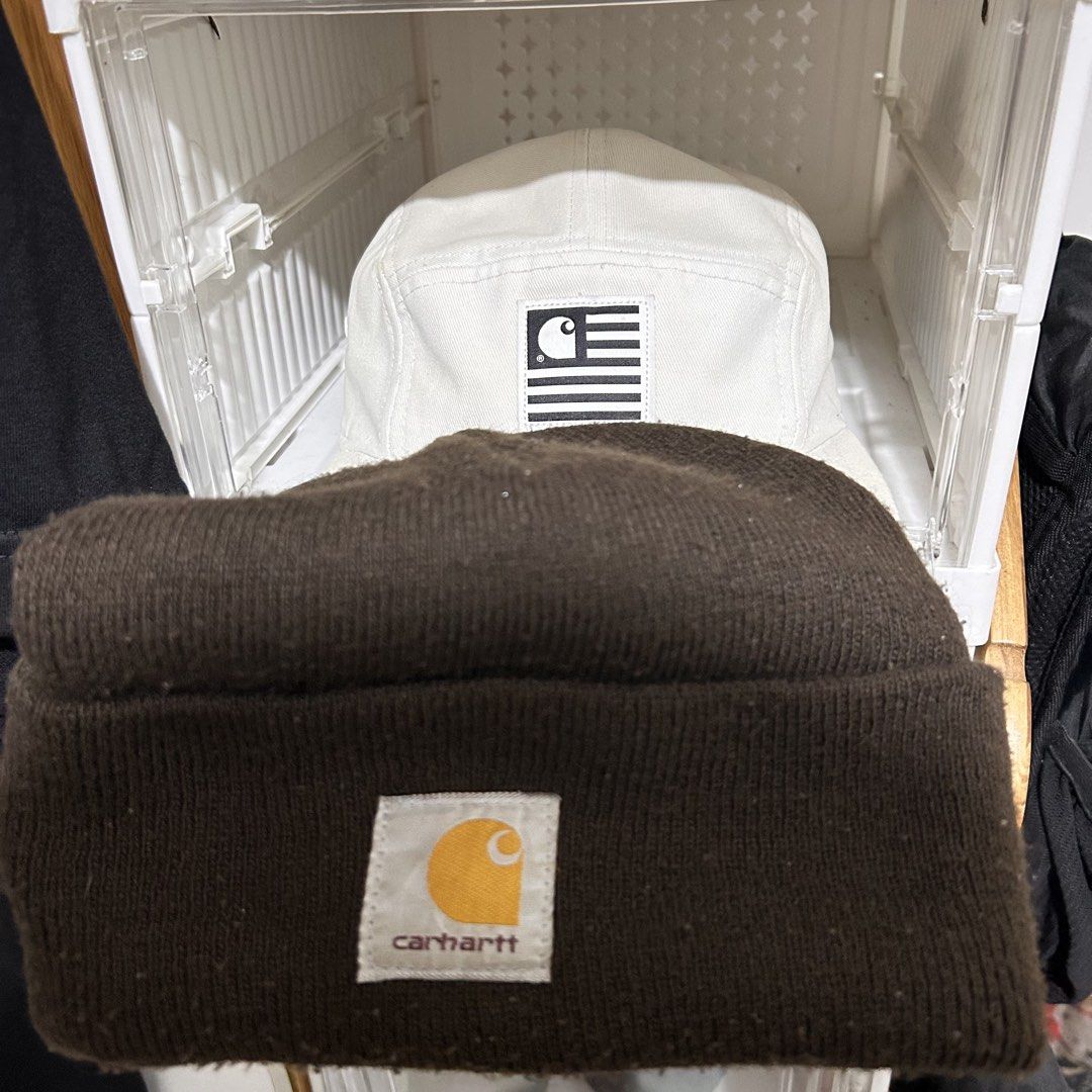 Carhartt Beanie DKB (Category: Activewear) located in Calauan. Submitted by hajudethrift (Listing ID 1461659736, Image 2). Description: Carhartt Beanie DKB Darl brown Colorway Good condition 9.7/10 Colorate w/ minor lints removable.