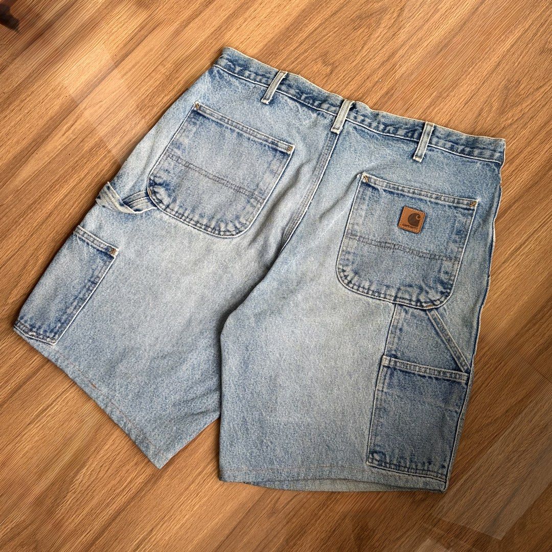 Carhartt Carpenter Jorts (Category: Shorts) located in Quezon City. Submitted by oneselect_ (Listing ID 1461627809, Image 1). Description: Carhartt Carpenter Jorts ‘Denim Blue’ Good condition Pants cut into jorts 36 (waist) 20 (length) 12 (hem) ₱2,000 only 📍SJDM, Bulacan.