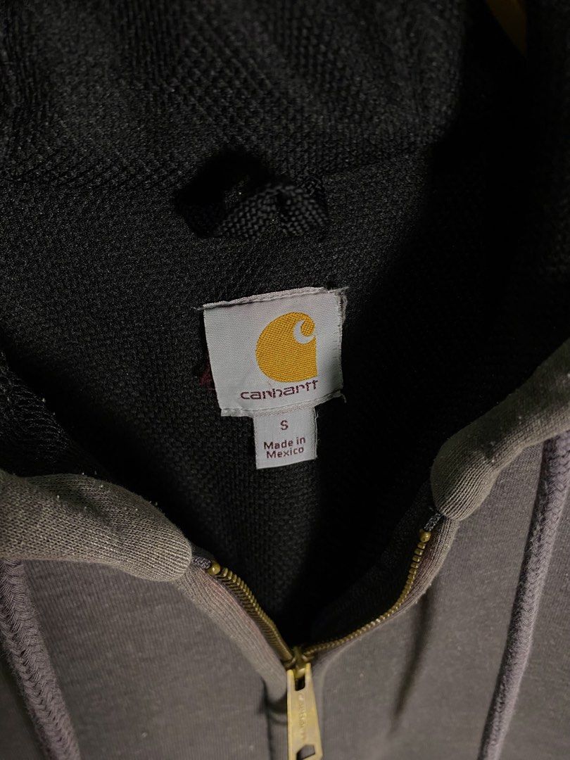 Carhartt Grey Rain Defender Jacket (Category: Hoodies) located in Antipolo. Submitted by 1870thrift.wm (Listing ID 1461583998, Image 3). Description: Carhartt Grey Rain Defender Jacket Tag Size - Small 22” width 27” length.