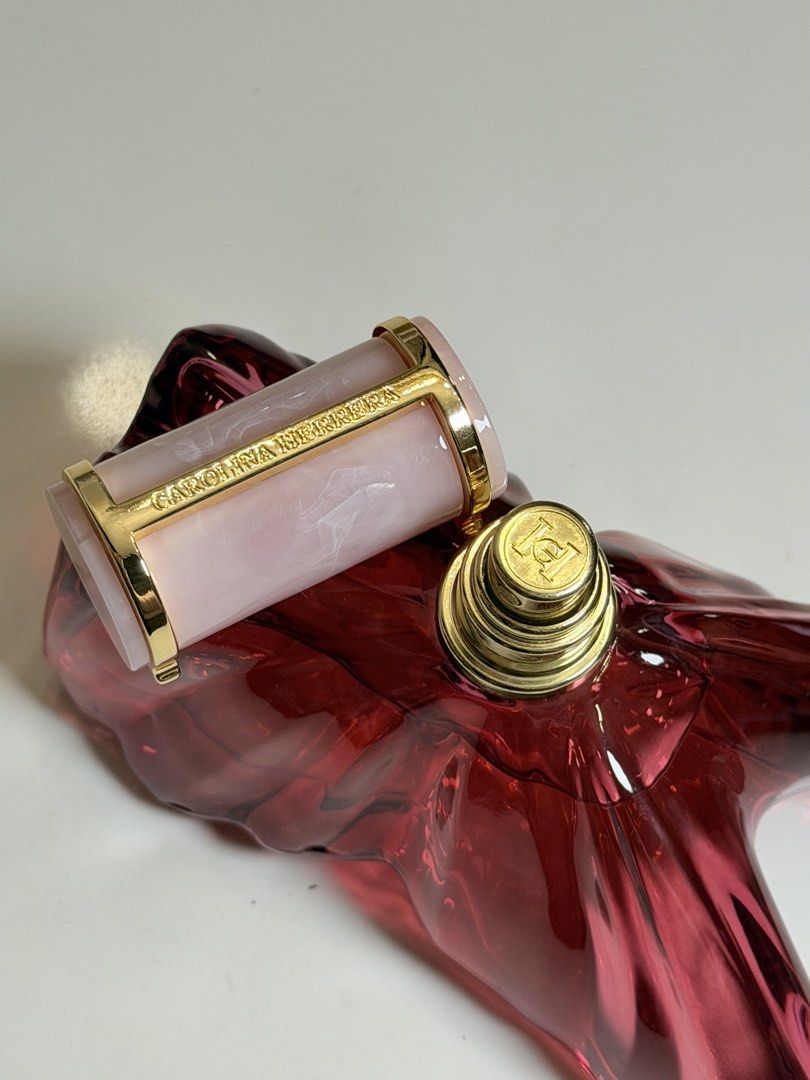Carolina Herrera La Bomba EDP (Category: Fragrance & Deodorants) located in Manila. Submitted by fundmynxtshopping (Listing ID 1461772356, Image 2). Description: -full sized ✨ 80ml/ used 2x - Released just last year, bought early this year at Zayed International Airport Duty Free. - Still nego, just mssg if more proof of authenticity is needed. 🫶🏻 Lalamove ready 💨 .