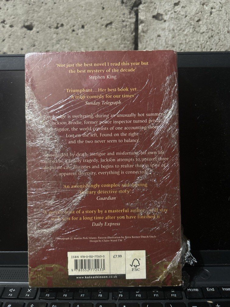 Case Histories by Kate Atkinson (Category: Storybooks) located in Makati City. Submitted by chapadz (Listing ID 1461749626, Image 2). Description: .
