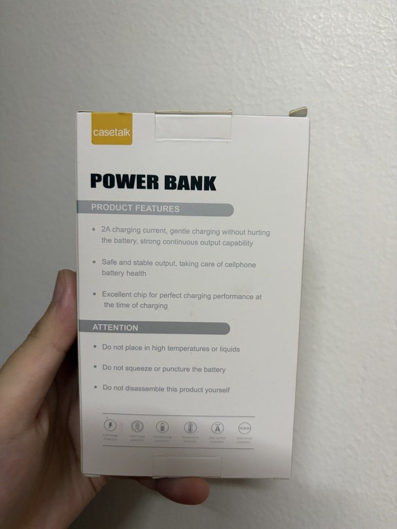 Casetalk 6000mAh Powerbank (Category: Batteries & Power Banks) located in Manila. Submitted by brilliantboutique (Listing ID 1461602418, Image 2). Description: .