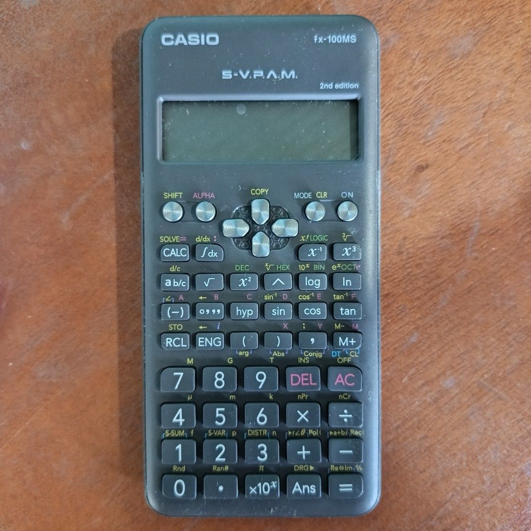 Casio fx-100ms (Category: Printers, Scanners & Copiers) located in Manila. Submitted by a1sko (Listing ID 1461686498, Image 1). Description: .
