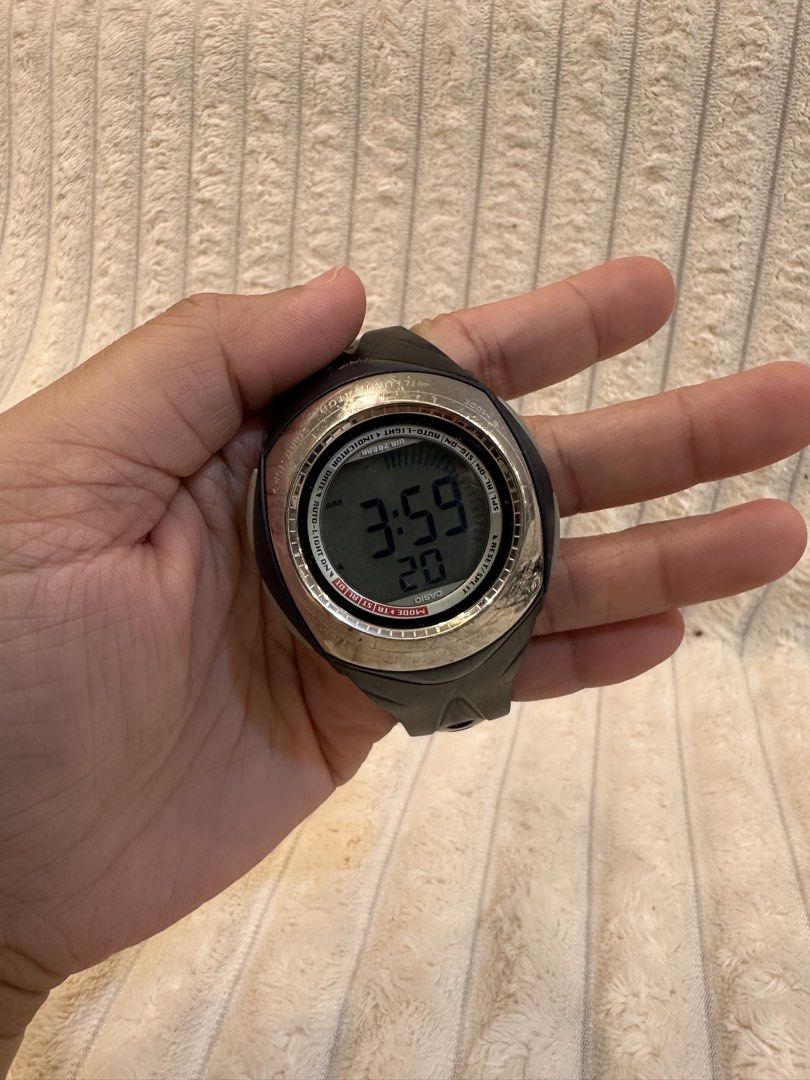 Casio Sea Pathfinder Digital (Category: Men's Watches) located in Pasig City. Submitted by surplusatbp (Listing ID 1461564700, Image 2). Description: Casio Sea Pathfinder Digital Description: Rugged outdoor digital timepiece from Casio’s Pathfinder series featuring a clear digital display and tough resin build. Case Size: 43.9 mm | Wrist Size: Fits up to 20 cm Features & Selling Points: * Durable sports design equipped with Casio’s Illuminator ba