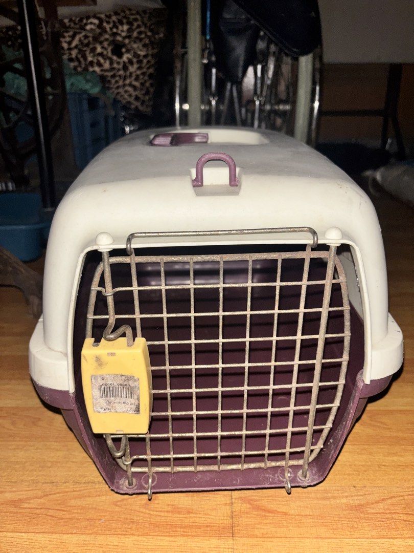 Cage Hard Shell Plastic Small Pet Carrier (Category: Homes & Other Pet Accessories) located in Manila. Submitted by jrn.0708 (Listing ID 1461760128, Image 3). Description: Dents only no issue, lack of cleaning need to dispose..