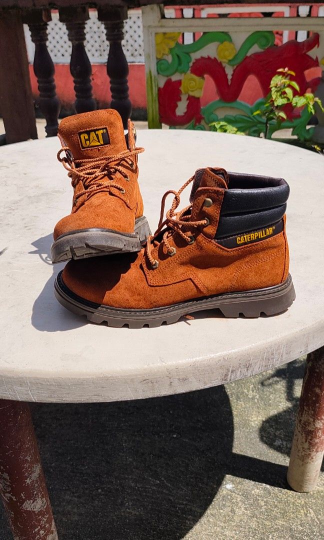 CAT caterpillar size 10 (Category: Boots) located in Villasis. Submitted by znivvthrift (Listing ID 1461605457, Image 1). Description: 3-5times lang nasuot not thrifted pre love item 🙌🤝 Like new condition.