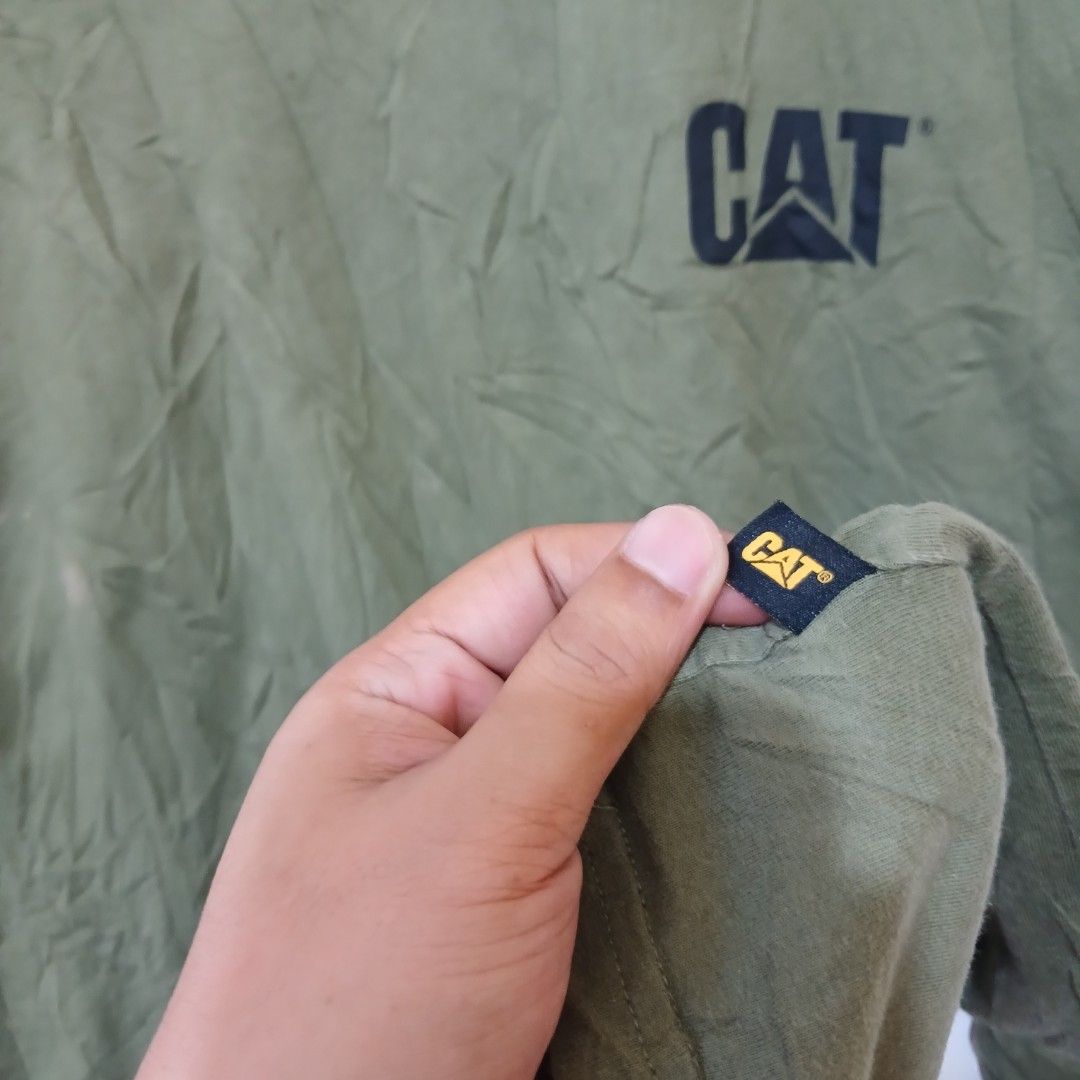 CATERPILLAR L/S TSHIRT (Category: Tshirts & Polo Shirts ) located in Ozamiz City. Submitted by 2nd.sight (Listing ID 1461644171, Image 3). Description: *wash b4 wearing (fresh from bale) Size: large W:23 L: 29.5 issue: last 2 pics.