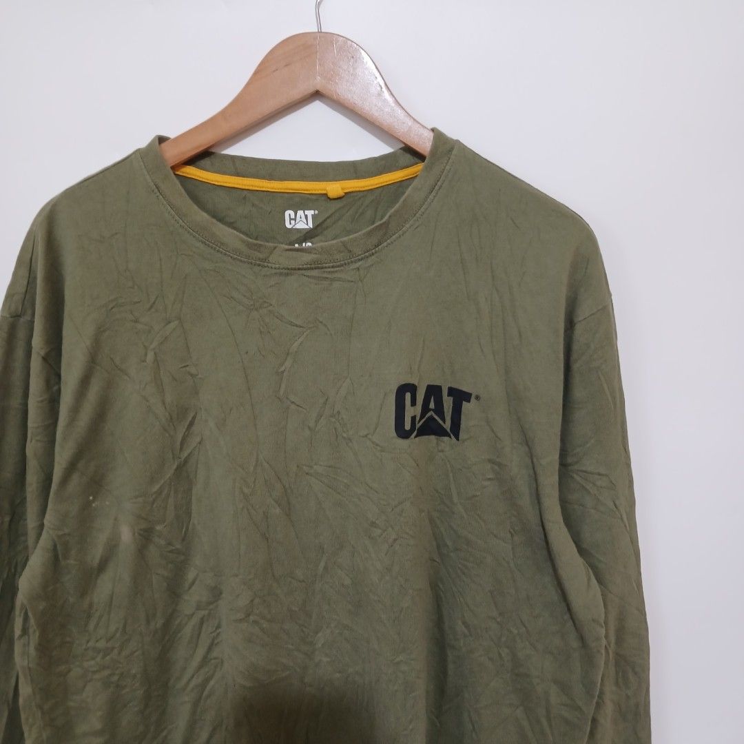 CATERPILLAR L/S TSHIRT (Category: Tshirts & Polo Shirts ) located in Ozamiz City. Submitted by 2nd.sight (Listing ID 1461644171, Image 2). Description: *wash b4 wearing (fresh from bale) Size: large W:23 L: 29.5 issue: last 2 pics.