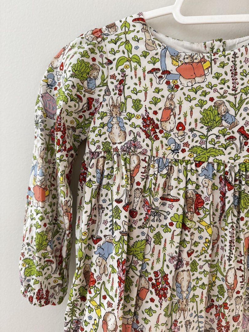 Cath Kidston Peter Rabbit Dress | Size 18–24M (Category: Babies & Kids Fashion) located in Manila. Submitted by repeat_rack (Listing ID 1461575679, Image 2). Description: The dreamiest little Peter Rabbit dress! 🐰🌸 In like-new condition and comes with a soft inner lining for extra comfort. And can we talk about those adorable flower-shaped buttons?! 🥹🌼 Such a sweet, timeless piece that’s just too pretty to pass up. Please get this before I ch