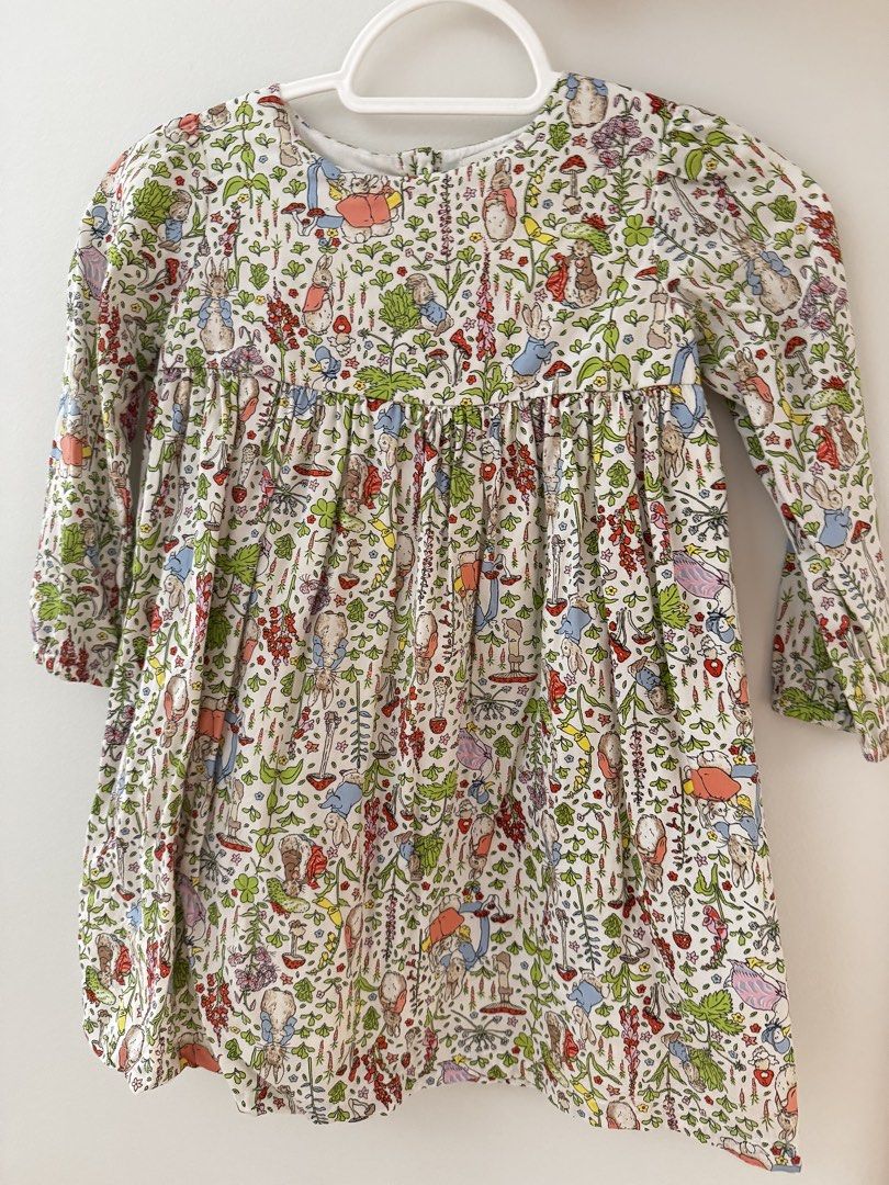 Cath Kidston Peter Rabbit Dress | Size 18–24M (Category: Babies & Kids Fashion) located in Manila. Submitted by repeat_rack (Listing ID 1461575679, Image 1). Description: The dreamiest little Peter Rabbit dress! 🐰🌸 In like-new condition and comes with a soft inner lining for extra comfort. And can we talk about those adorable flower-shaped buttons?! 🥹🌼 Such a sweet, timeless piece that’s just too pretty to pass up. Please get this before I ch