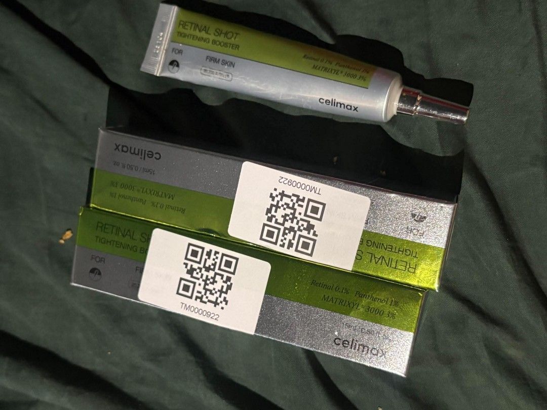 celimax retinal (Category: Face Care) located in Makati City. Submitted by laurandelle.shop (Listing ID 1461604579, Image 1). Description: 850 each 1600 dalawa.