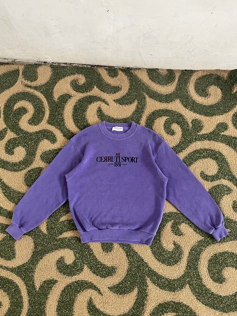 cerruti 1881 sweater (Category: Coats, Jackets and Outerwear) located in Pasay City. Submitted by sesi.g (Listing ID 1461580805, Image 1). Description: Cerruti 1881 Purple Sweater L-26 W-22 450+sf.