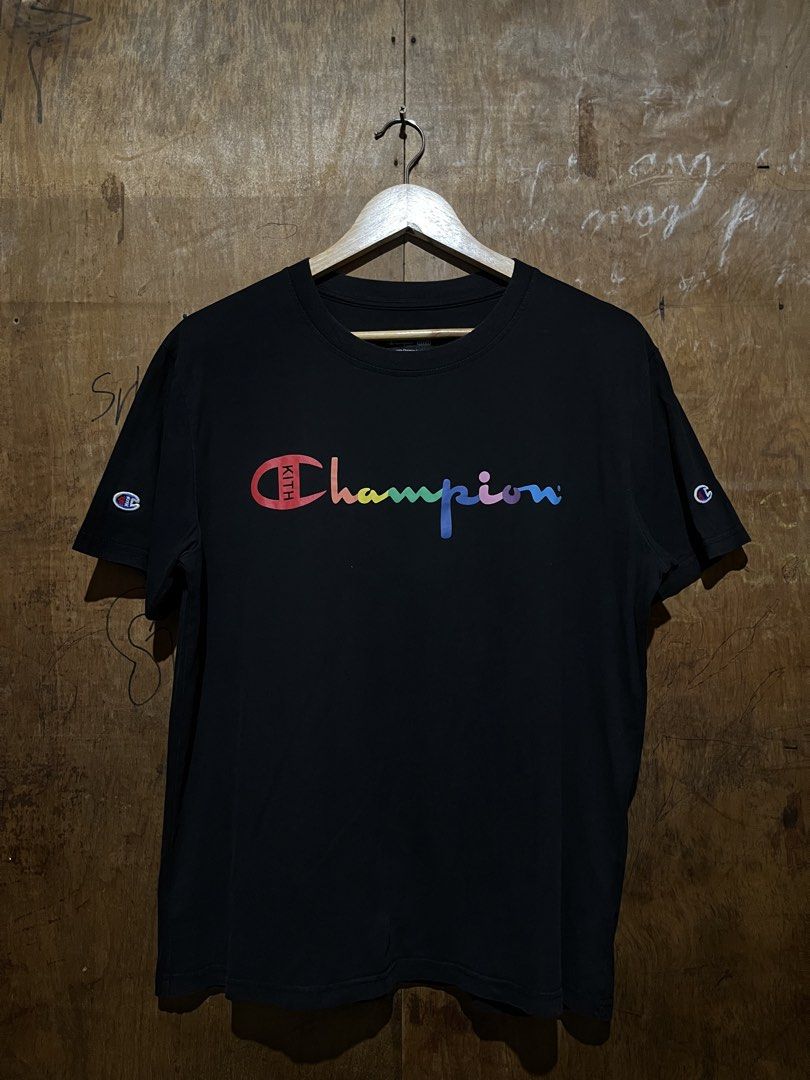 Champion & kith (Category: Formal Shirts) located in San Jose. Submitted by thriftfindsarchive (Listing ID 1461728786, Image 1). Description: - Size M -Width’ 21 -Length’ 26 - Issue: none -color rate 9/10 -good as new - fave ✨ .