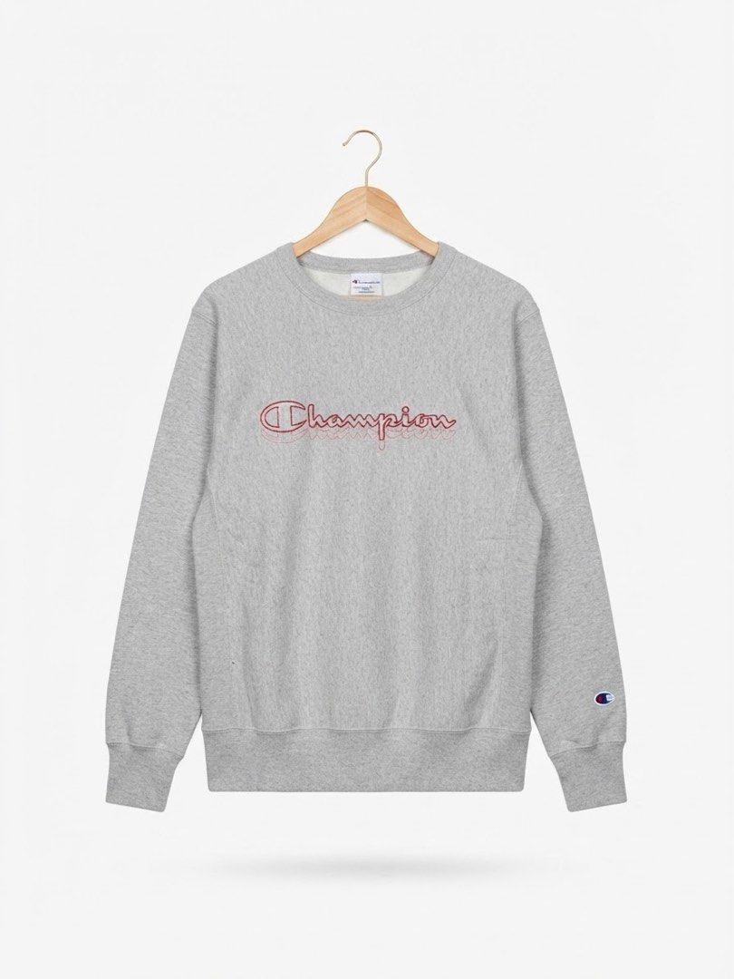 Champion Hoodie - Grey (Category: Hoodies) located in Manila. Submitted by thrift_hustler (Listing ID 1461794060, Image 2). Description: - Classic grey Champion hoodie - Iconic embroidered Champion logo on chest - Comfortable kangaroo pocket - Adjustable drawstring hood - Versatile for casual outfits.