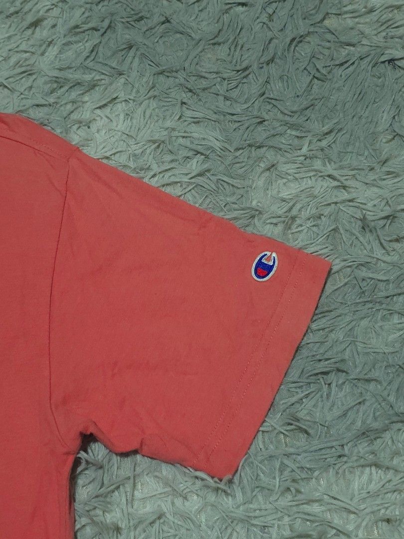 Champion Pastel Pink (Category: Tshirts & Polo Shirts ) located in Abulug. Submitted by humanwhosellthings (Listing ID 1461626079, Image 3). Description: CHAMPÌÒN ✅️Size: Medium ✅️Dimes: 20W x 26L ✅Condition: Excellent - New ✅Issue: None ✅Color Rate: 9.8/10.