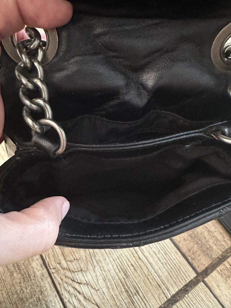 Chanel (Category: Luxury Bags & Wallets) located in Cainta. Submitted by 3rd_street.onlineshop (Listing ID 1461610553, Image 3). Description: 2 missing bell dangling Body minimal rubs From japan, kita naman sa care papers. Sf not included Payment first .