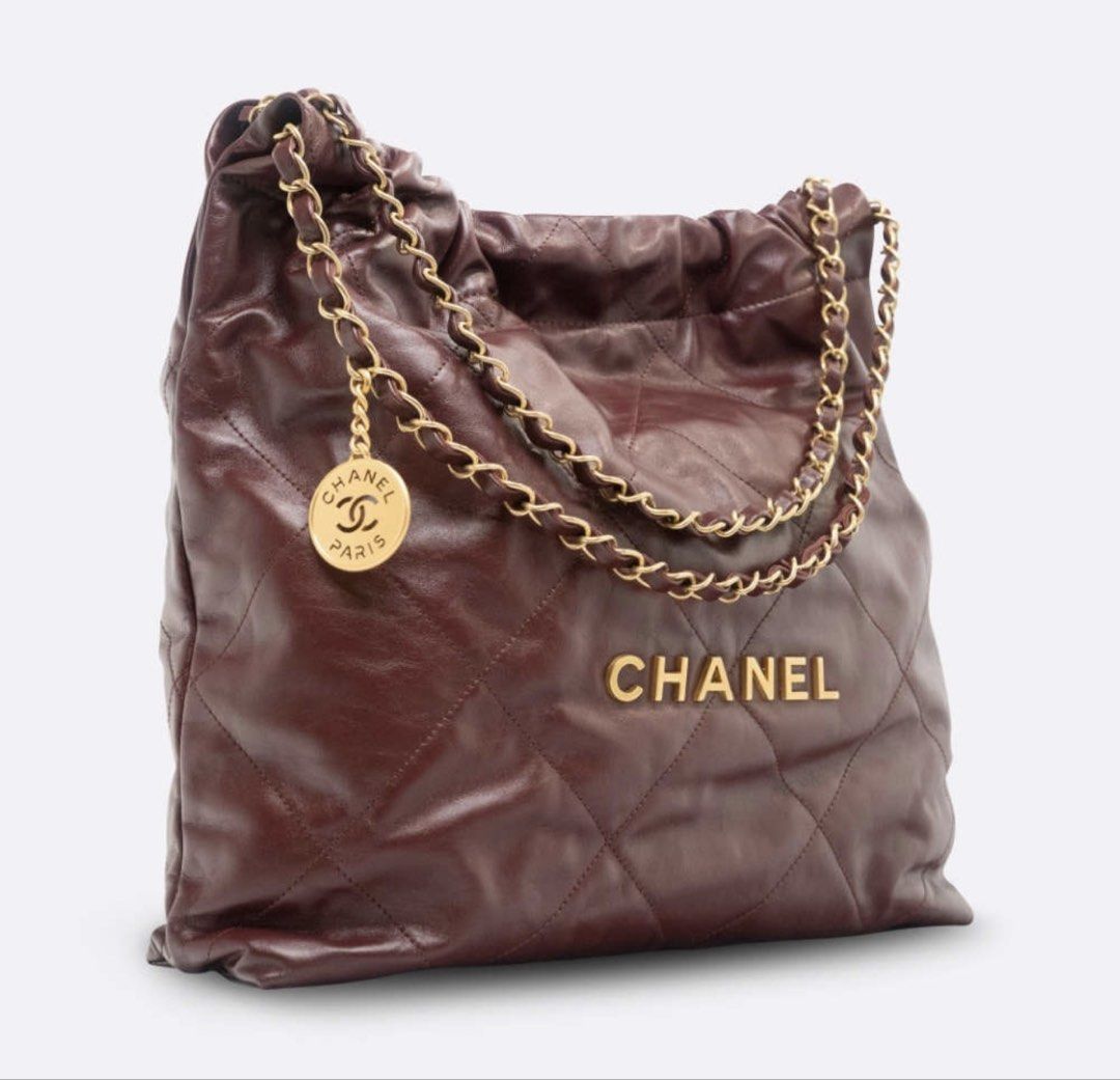 Chanel 22 (Burgundy) (Category: Luxury Bags & Wallets) located in Pasig City. Submitted by queencdn (Listing ID 1461662950, Image 1). Description: Bought from Japan Need funds for medical reasons Price is slightly nego. .