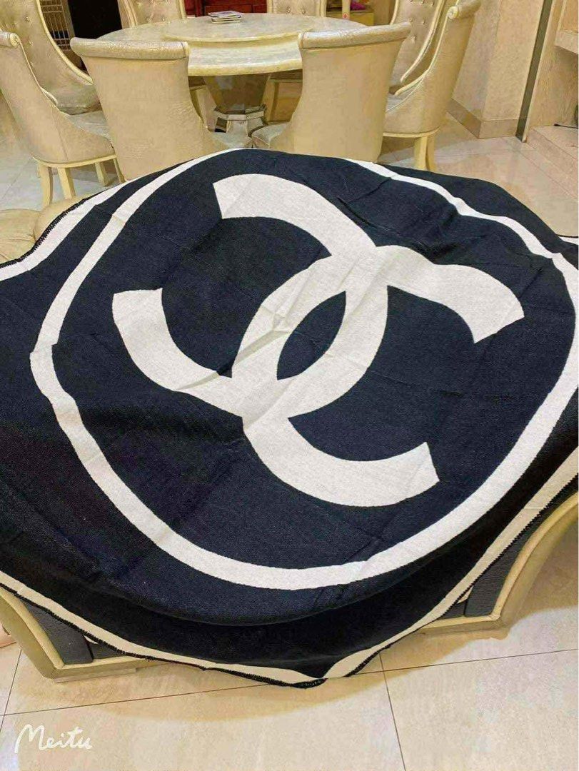 chanel blanket onhand sale (Category: Bedding & Towels) located in Manila. Submitted by brandedforlessph. (Listing ID 1461592028, Image 3). Description: 1st to pay basis limited stocks only .