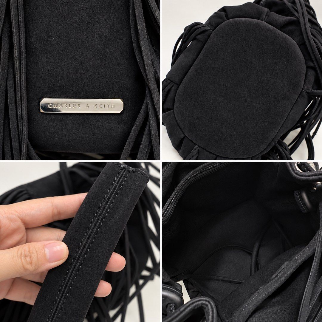 Charles & Keith Boho Bag (Category: Shoulder Bags) located in Makati City. Submitted by stylehub.mnl (Listing ID 1461682826, Image 2). Description: Charles & Keith Black Boho Bag is a sleek, everyday bucket bag designed for a clean, put-together look—easy to carry, easy to match, and made to keep your essentials close..