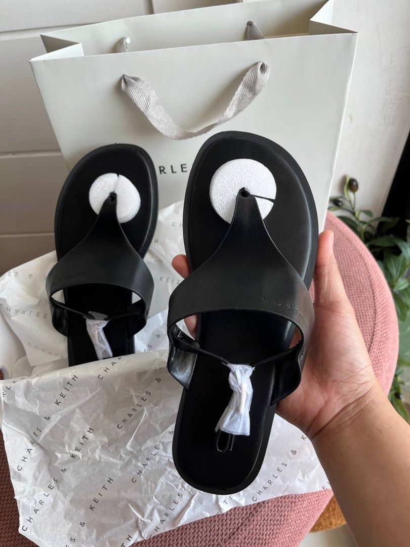 Charles & Keith Sandals (Category: Flats & Sandals) located in Binan City. Submitted by pinkykeenshop (Listing ID 1461766410, Image 1). Description: .