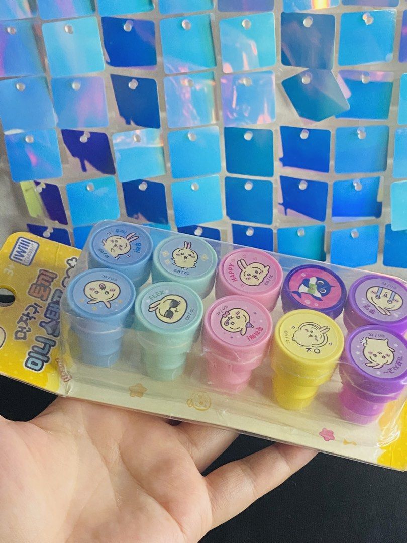 Chiikawa Usagi Stamp set (Category: Other Stationery & Craft) located in Manila. Submitted by kawaii_omocha_est2020 (Listing ID 1461634619, Image 2). Description: ✅ Mine Now, Pay Now ✅ Please check all photos for complete details. ✅ Please manage your expectations, most items are preloved and not for those who are sensitive about condition. ✅ Actual color may vary due to lighting conditions. ✅ Due to limited reply quota, I will only entertain ser