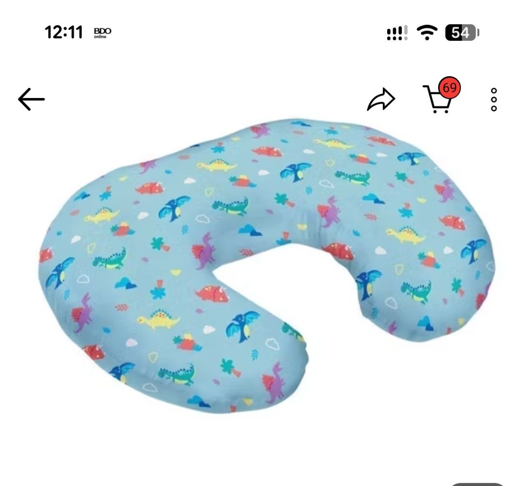 Child Care Nursing Pillow - Blue Space Print (Category: Maternity Care) located in Manila. Submitted by coolshark888 (Listing ID 1461593842, Image 1). Description: - With washable removable cover - Adorable blue space print nursing pillow - Stuffed for ultimate comfort - Versatile use: nursing, tummy time, pregnancy support - Easy-to-clean, breathable, and soft fabric - Ideal for a comfortable feeding experience.