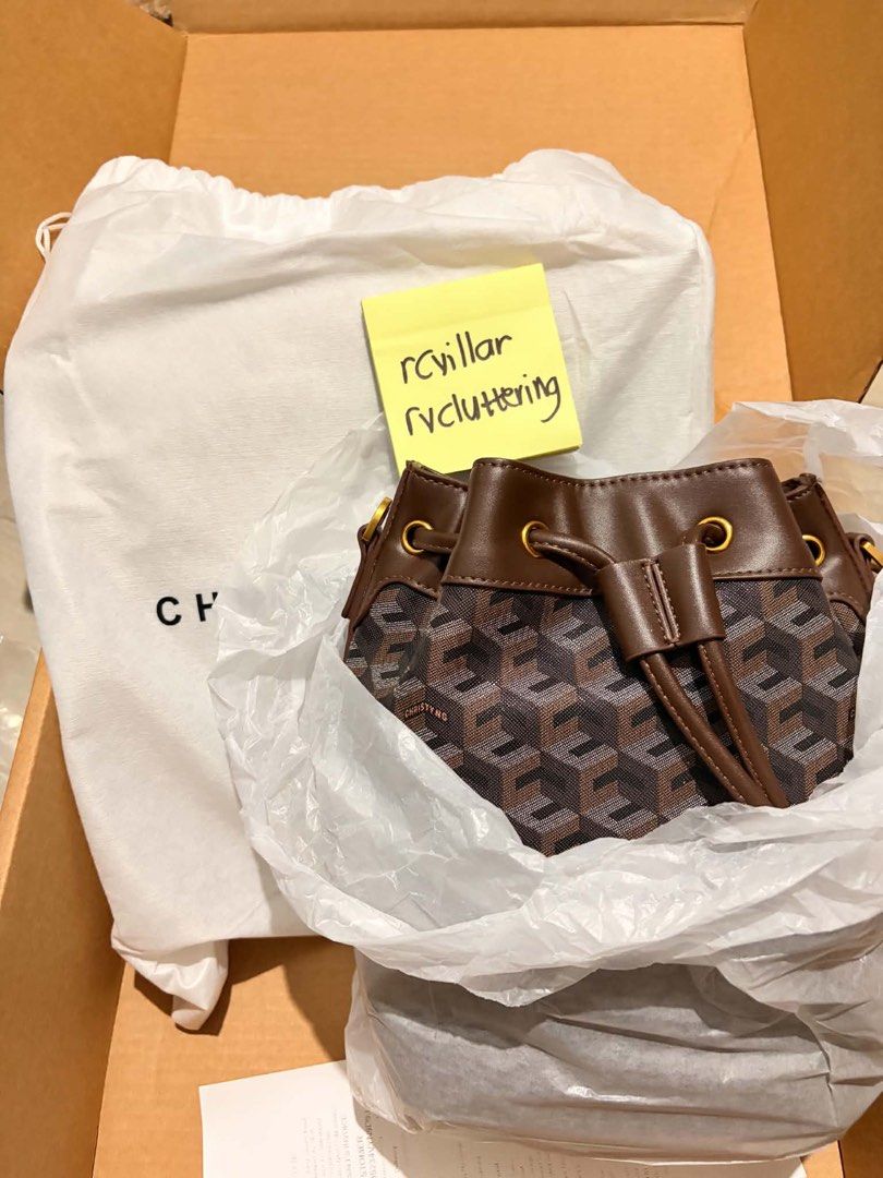 Christy Ng Bucket Bag (Category: Cross-body Bags) located in San Fernando. Submitted by rcvillar0111 (Listing ID 1461696567, Image 1). Description: - Brand new Christy Ng Bucket Bag (Standard/Regular Size) .