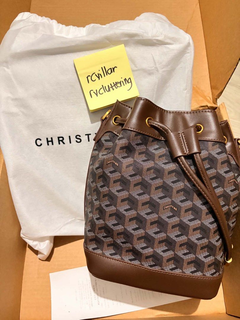 Christy Ng Bucket Bag (Category: Cross-body Bags) located in San Fernando. Submitted by rcvillar0111 (Listing ID 1461696567, Image 2). Description: - Brand new Christy Ng Bucket Bag (Standard/Regular Size) .