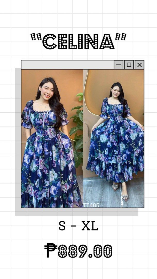 Church Dresses 🇮🇹 (Category: Dresses) located in Manila. Submitted by modaclassica2026 (Listing ID 1461603988, Image 1). Description: “Celina” Premium Vietnam Dress Free Size (S-XL).